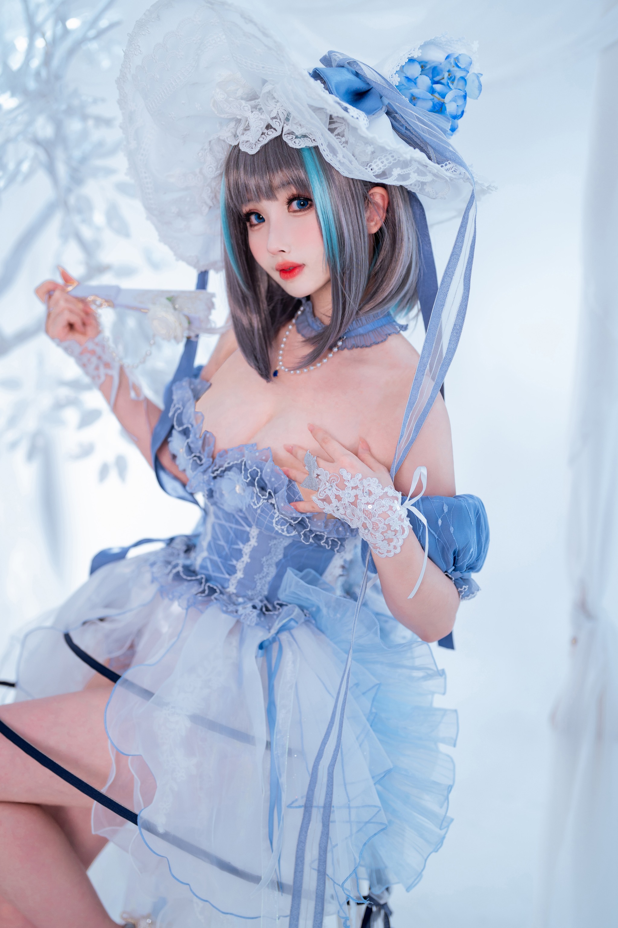 rioko凉凉子 - NO.101 柴郡冰雪公主 [40P]-XikXak